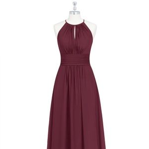 Azazie Bonnie Bridesmaid Dress, Cabernet